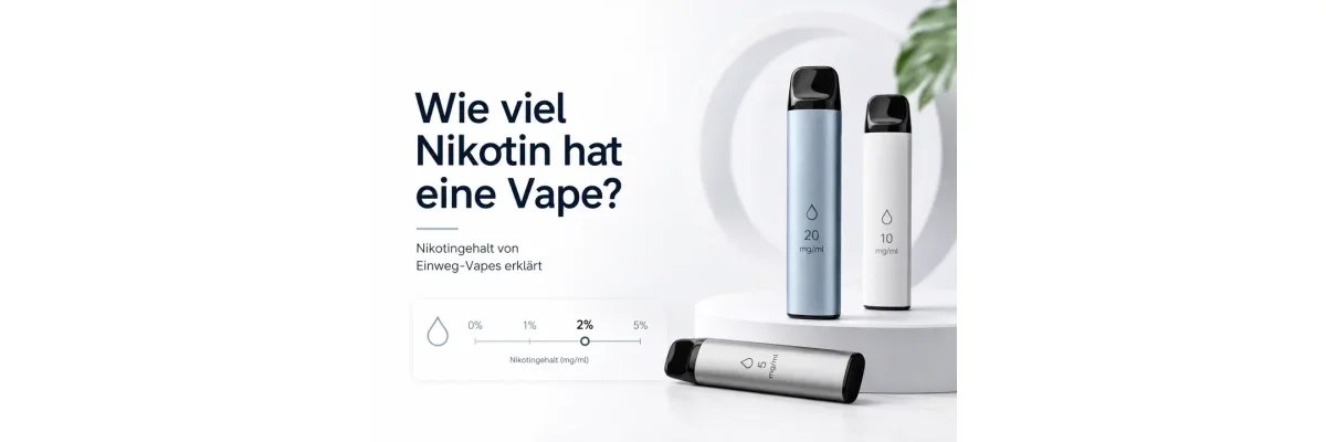 Wie viel Nikotin hat eine Vape? Nikotingehalt einfach erklärt - Wie viel Nikotin hat eine Vape? ✓ Einfach erklärt | pipah