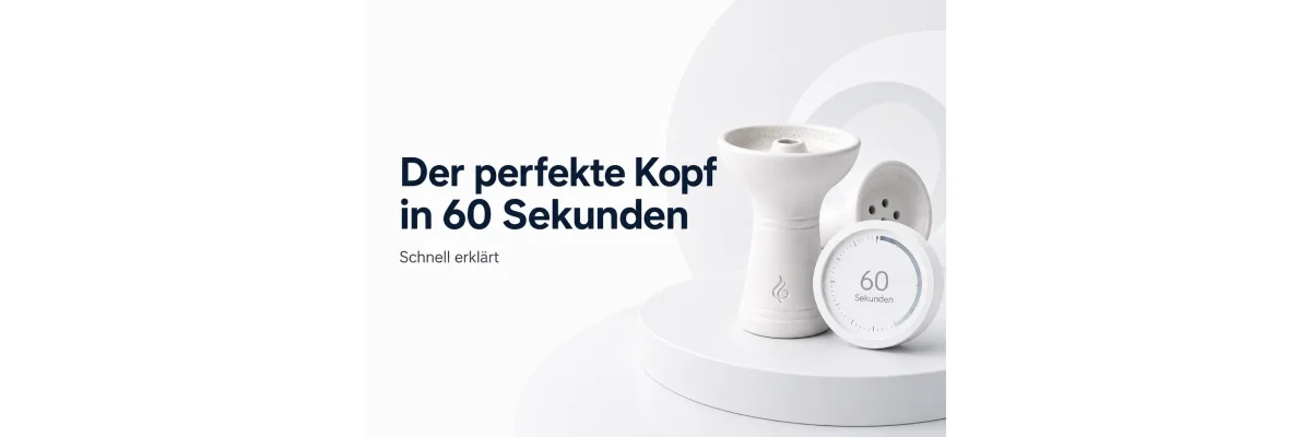 Shisha-Kopf bauen: Der perfekte Kopf in 60 Sekunden - Shisha-Kopf bauen ✓ Perfekter Kopf in 60 Sekunden | pipah