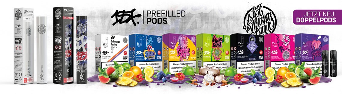 187 Pods Mehrweg Vape - ELFA kompatible Pods - Banner
