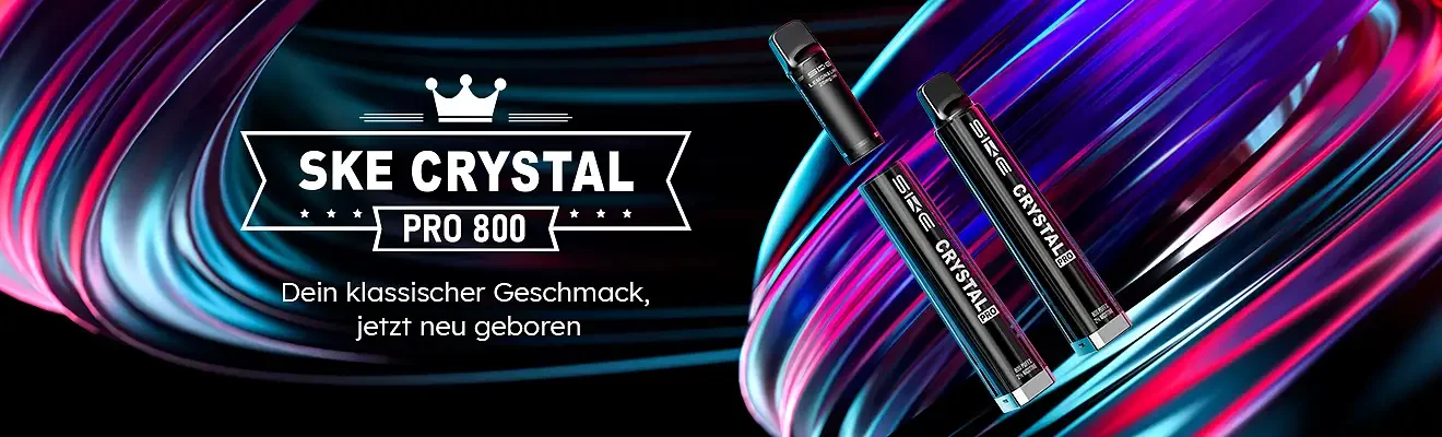 SKE Crystal PRO 800 Pods Banner