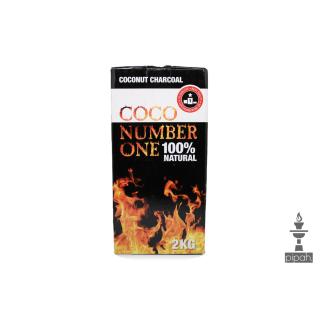 COCONUMBERONE® Premium Naturkohle - 2 KG BOX