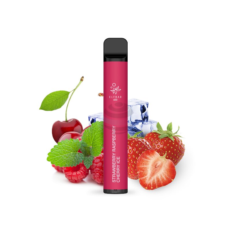 ELFBAR 600 Strawberry Raspberry Cherry Ice | 20 mg