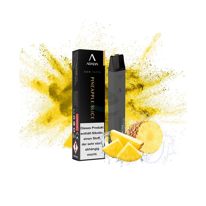 elfbar nachfüll pod läuft aus Adalya Vape | Einweg E-Zigarette | Pineapple Slice