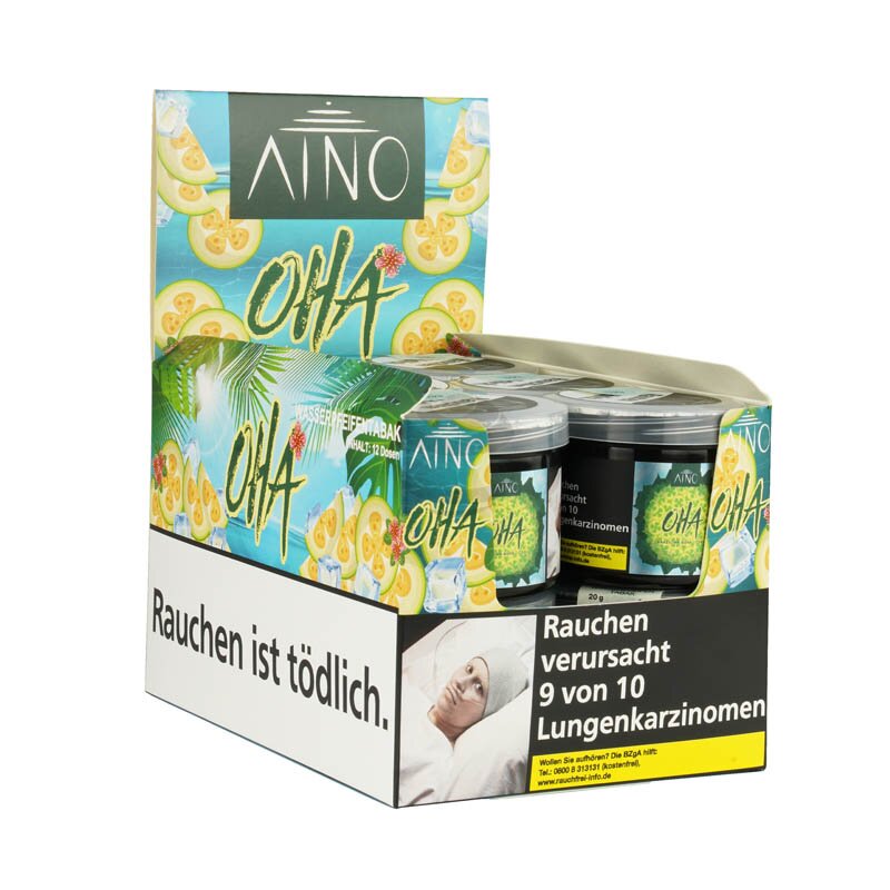 elfbar nachfüll pod läuft aus Aino Black Ice 20 g hookah tobacco main image 0