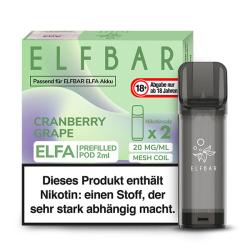 ELFA - Elf Bar - Prefilled Liquid Pod - 2 ml - 2er Pack...