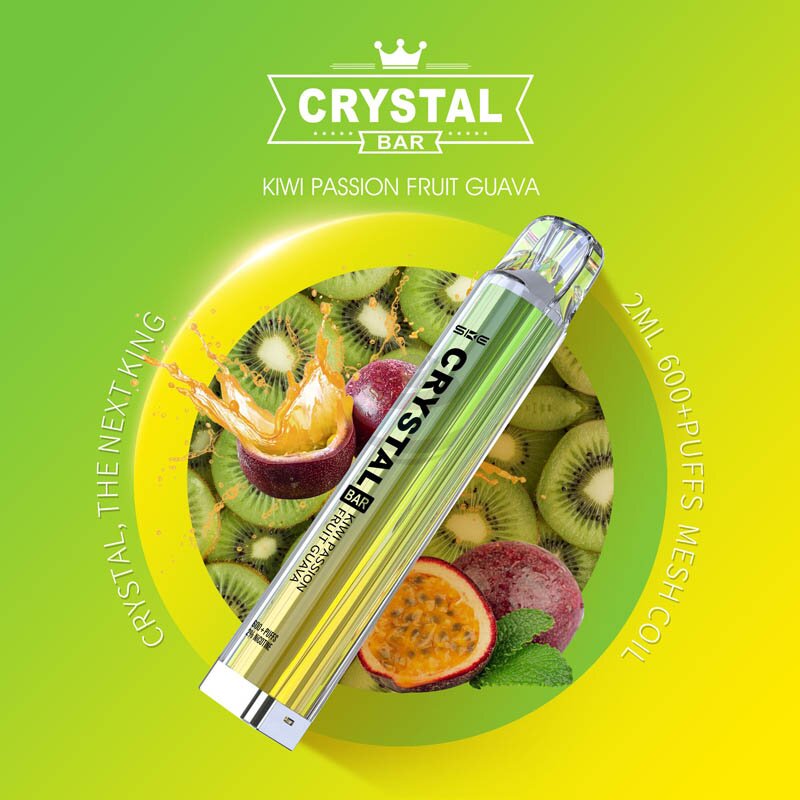 elfbar elfa master akku SKE Crystal Bar 600 Kiwi Passion Guava Einweg Vape