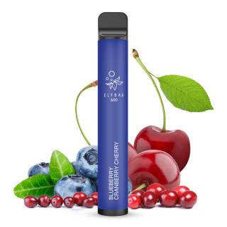 Elf Bar | E-Shisha 2% Nicotin | Blueberry Cranberry Cherry - 10er Packung