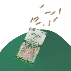 50er PURIZE® XTRA Slim Size Aktivkohlefilter | Organic