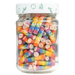 100er Glas PURIZE® XTRA Slim Size | Rainbow