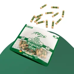 50er PURIZE® Regular Size Aktivkohlefilter | Organic...