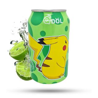 QDOL Pokemon Pikachu Sparkling Lime 330ml