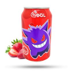 QDOL Pokemon Gengar Sparkling Water Strawberry 330ml