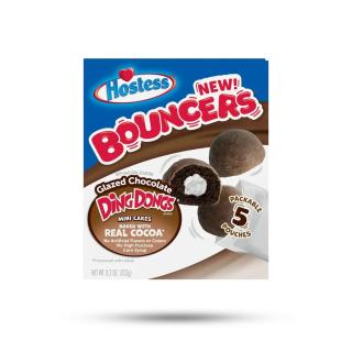 Hostess Bouncers Glazed Chocolate Ding Dongs 232g
