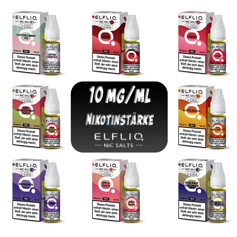 ähnliche liquids wie elfbar ELFLIQ NicSalt Liquid 10mg/ml Pods Lost Mary Wavi big-puff-vapes Colour:Navy Blue & Blueberry Sour Raspberry (Discontinued)