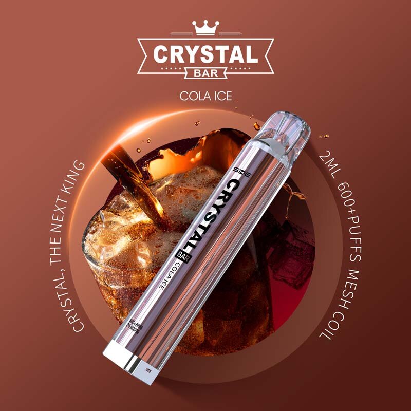 crystal vape cola ice SKE Crystal Bar 600 Cola Ice Einweg Vape 20 mg