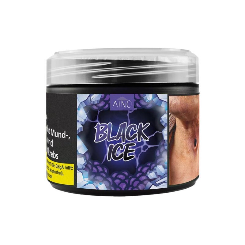 AINO Tobacco 200g – Black Ice: Brombeere & Eisnote