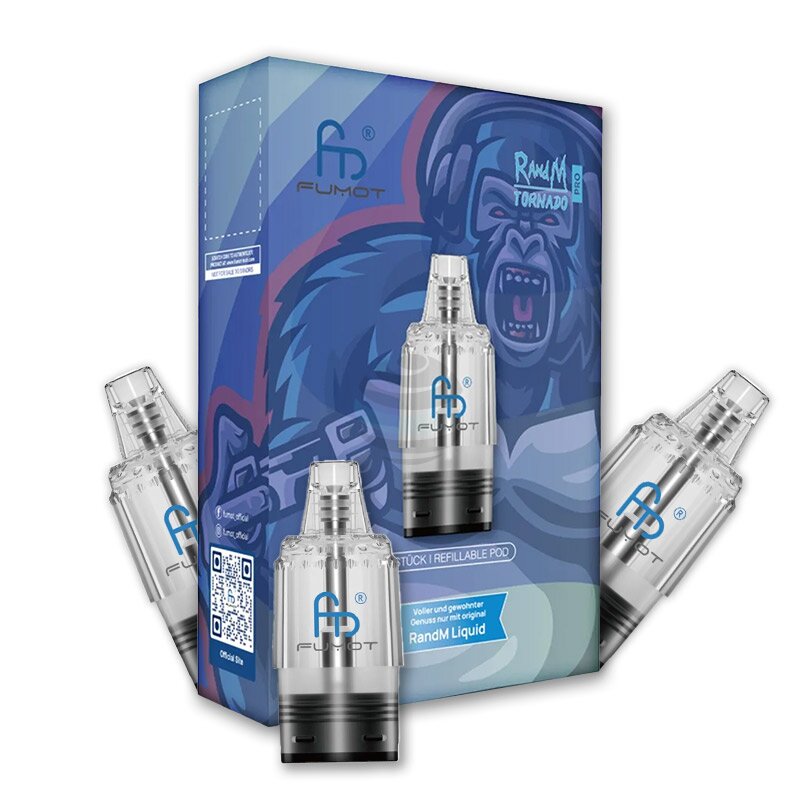 RandM Tornado Pro Refillable Pods (3er Pack)
