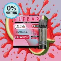 Elf Bar ELFA Pods Nikotinfrei - Prefilled Vape Pod -...