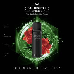 SKE CRYSTAL 800 PRO Pods (2er Pack) - Blueberry Sour...