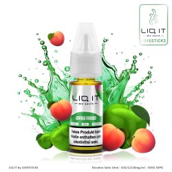 LIQ IT Liquid 10ml - Apple Peach - Visual