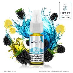 LIQ IT Liquid 10ml - Blue Razz Lemonade - Visual