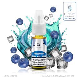 LIQ IT Liquid 10ml - Blueberry Ice - Visual