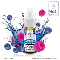 LIQ IT Liquid 10ml - Blueberry Sour Raspberry - Visual