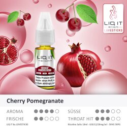 LIQ IT Liquid 10ml - Cherry Pomegranate