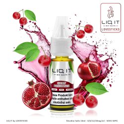 LIQ IT Liquid 10ml - Cherry Pomegranate - Visual