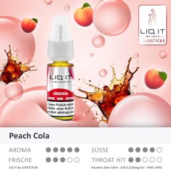 LIQ IT Liquid 10ml - Peach Cola