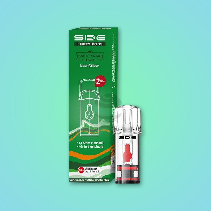 ske crystal plus pods kompatibel elfbar Crystal Plus - Watermelon Ice - Liquid Pod / Nikotin 20mg - 2er Pack main image 0