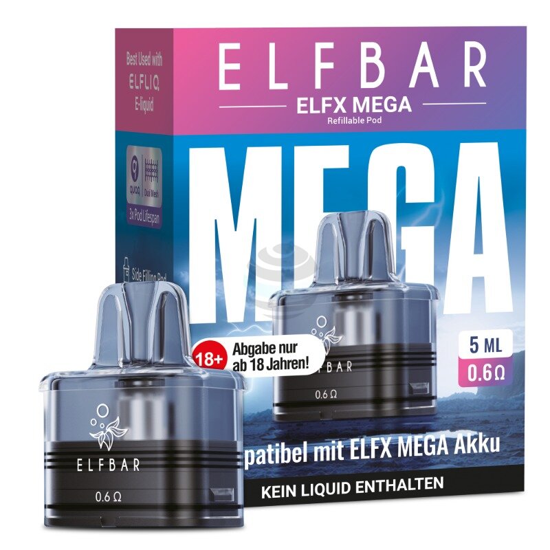 elfbar pods nachfüllbar ELFBAR Pod Cherry Ice Elfa Pod 2er Pack 0 mg main image 1