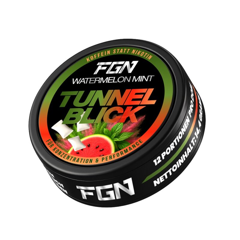 FGN Tunnelblick Watermelon Mint  nikotinfreie Koffein-Pouch