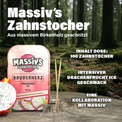 Massivs Zahnstocher mit Geschmack - 100 Stück -...