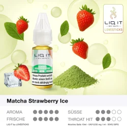 LIQ IT Liquid 10ml - Matcha Strawberry Ice 20mg/ml