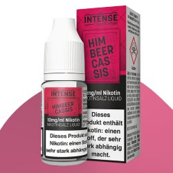 INTENSE Nikotinsalz Liquid 10ml - Himbeer Cassis 10mg/ml