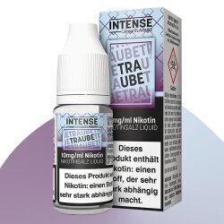 INTENSE Nikotinsalz Liquid 10ml - Traube 10mg/ml