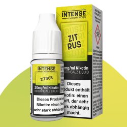 INTENSE Nikotinsalz Liquid 10ml - Zitrus 20mg/ml