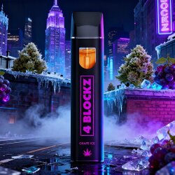 4 Blockz Vape - H3BTA Grape Ice