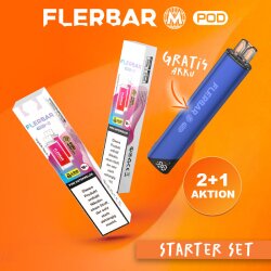 Flerbar Pods Starter Set – 2 Pods nach Wahl + 1...