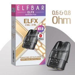 ELFBAR ELFX Mini V2.0 Leerpods (3er-Pack, 2 ml)