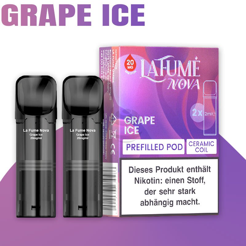 La Fume Nova Pods - Grape Ice | 20mg Pods