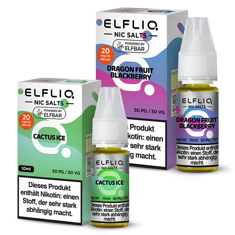 ELFLIQ Nikotinsalz Liquid alle Sorten